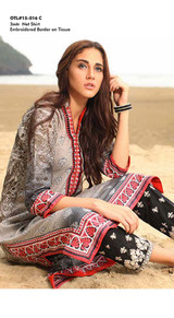 Orient Textile Exclusive Embroidered Kurti Design OTEC-4