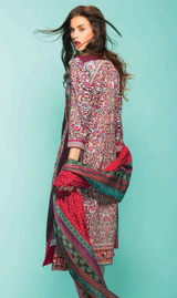 Orient Net Lawn Kurti Embroidered Design 16-036-C