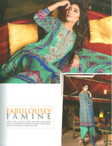 Colors Embroidered Lawn Collection D-004B