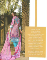 Colors Embroidered Lawn Collection D-0010B