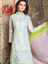 Zanisha Embroidered Lawn 2016 3-A