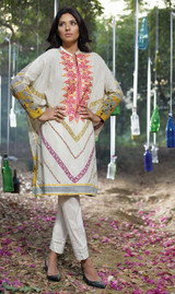 Orient Jacquard Embroidered Kurti Design 16-027-A