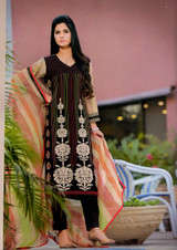 Feroza Embroidered Swiss Voile by M.A Fabrics AM-18