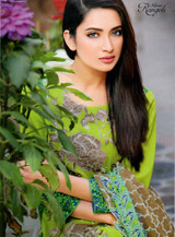 Rangoli Embroidered Swiss Voile by M.A Fabrics AM-19