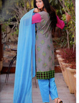 Rangoli Embroidered Swiss Voile by M.A Fabrics AM-04