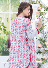 Al Karam LAWN 2 PIECE - EMBROIDERED SS-160-Grey