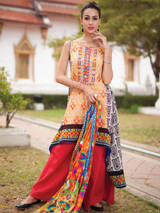 Rehaab Lawn 2016 Design Gajeri Shading Star
