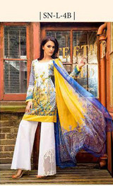 Sobia Nazir Premium Lawn Design SN-L-4B