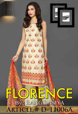 Florence Embroidered Lawn Design 11006-A