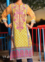 Wareesha Embroidered Kurti 2016 Design VS-4B