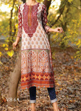 Wareesha Embroidered Kurti 2016 Design VS-6A