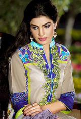 Firdous Premiere Embroidered Chiffon Dupatta Collection Design 1A