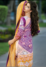 Firdous Premiere Embroidered Chiffon Dupatta Collection Design 5A