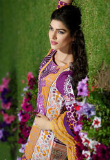 Firdous Premiere Embroidered Chiffon Dupatta Collection Design 5A