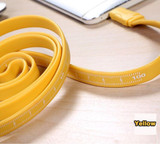 Remax Micro Scale Cable Series for Smartphones - Yellow
