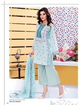 AlKaram Mid Summer Printed 3 Piece Mother Collection MS-24-Green