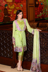 Noor by Saadia Asad Chiffon 2016 Floral Gate