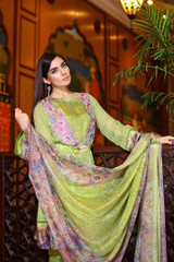Noor by Saadia Asad Chiffon 2016 Floral Gate