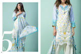 Al Zohaib Sunshine Bloom Cotton Silk Design 5B