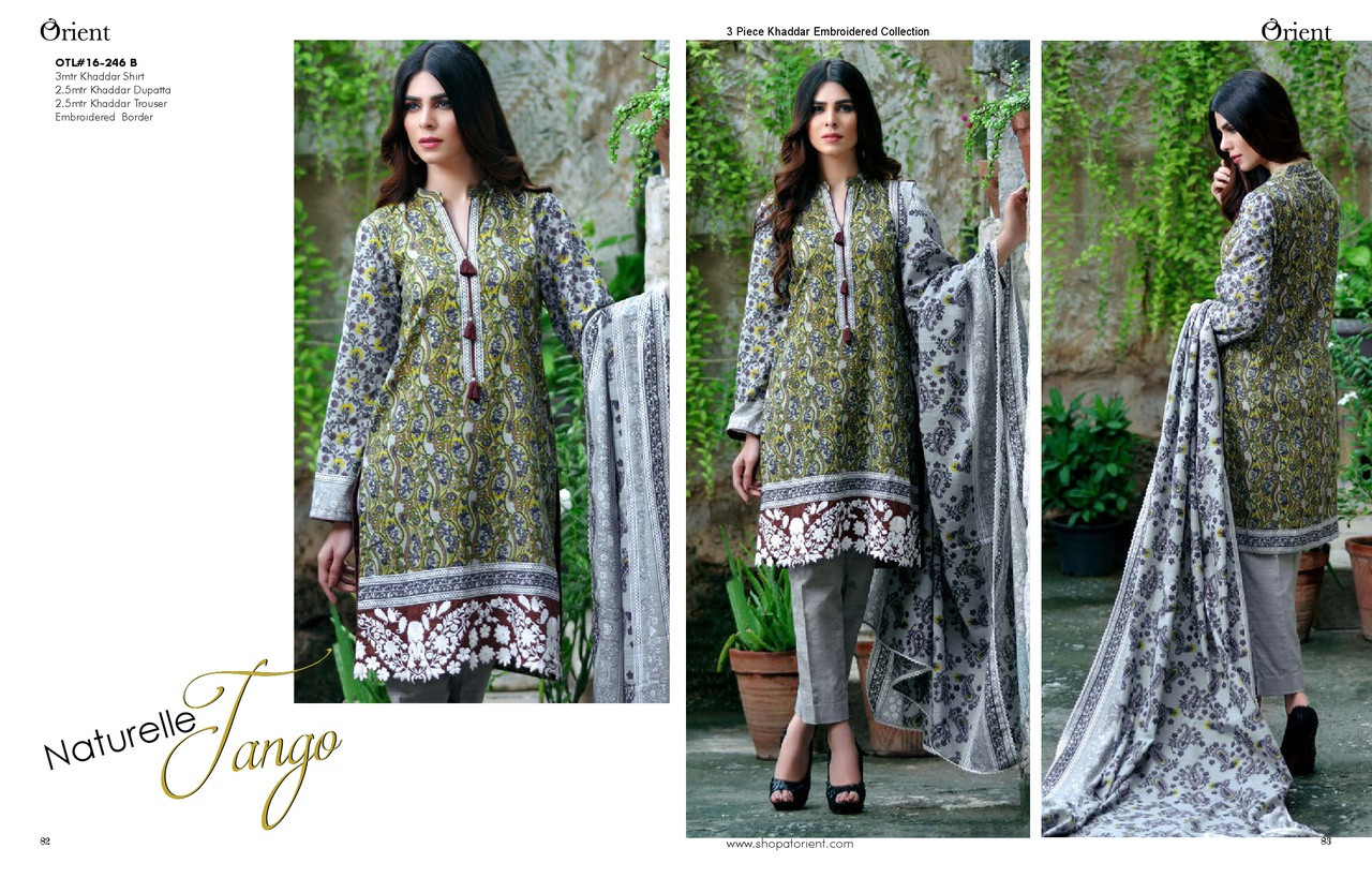 Orient Winter Khaddar Collection - Romantic - OTL-16-246-B