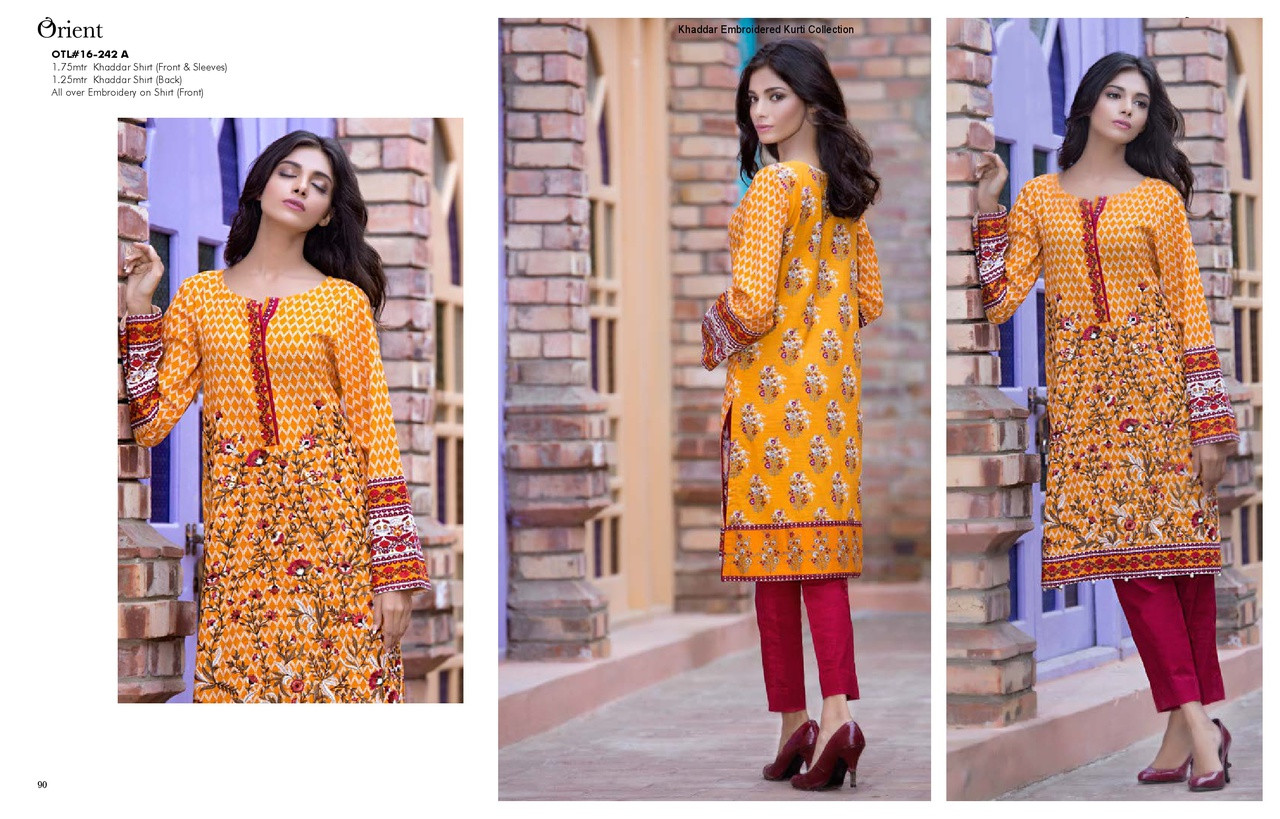 Orient Winter Khaddar Collection - Prairie- OTL-16-242-A