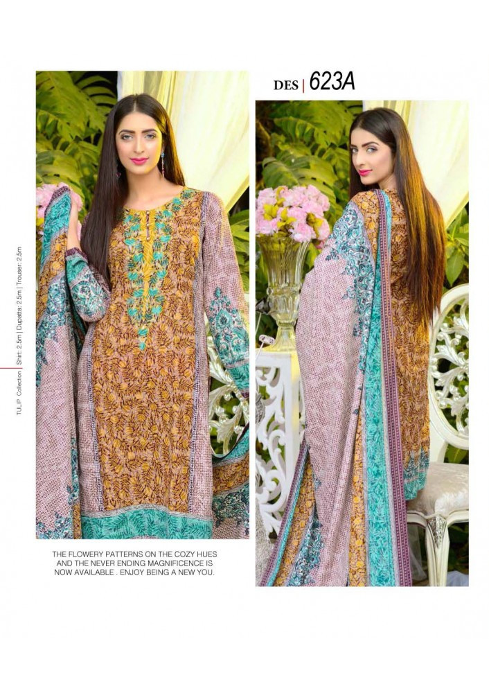 Rashid Tulip Suiting Vol 2-623-A