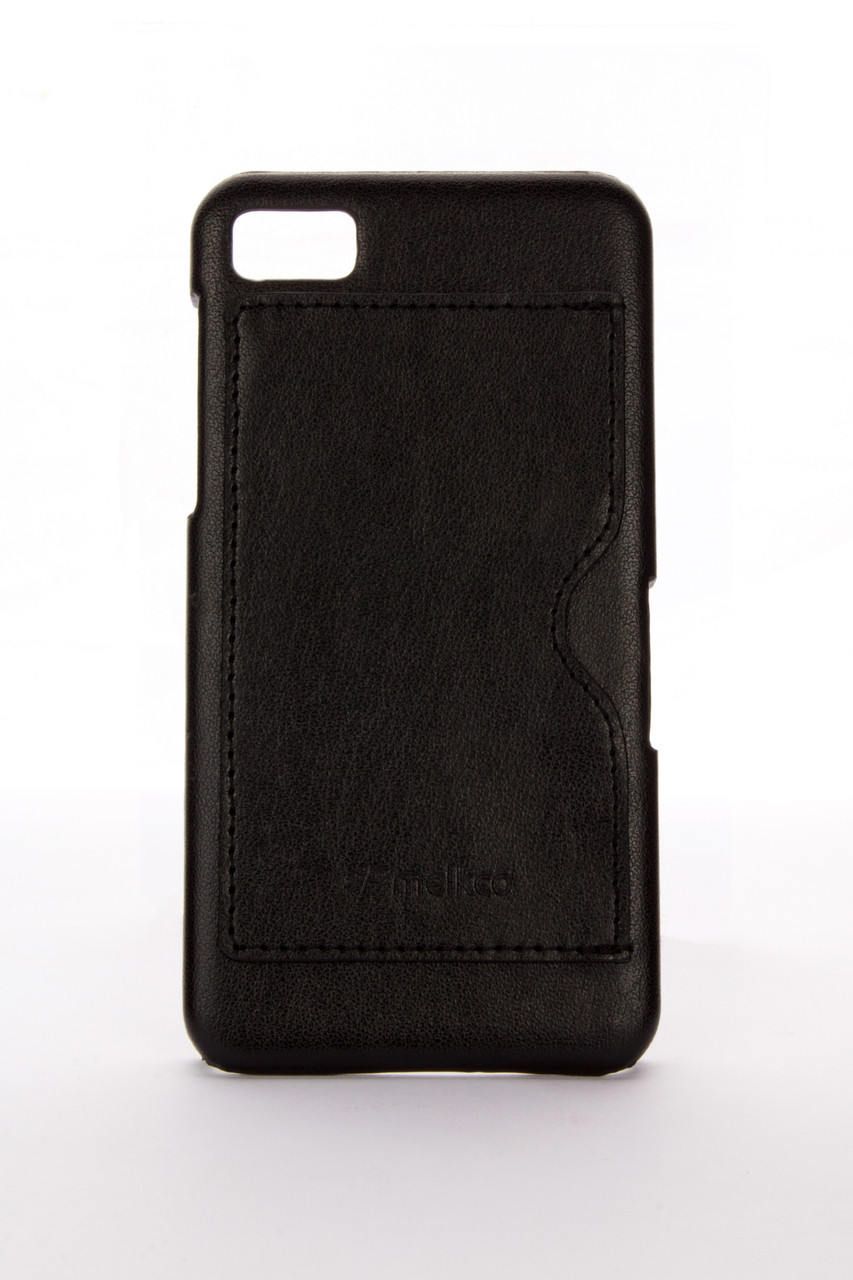 Melkco Leather Snap Cover for Blackberry Z10 - Black
