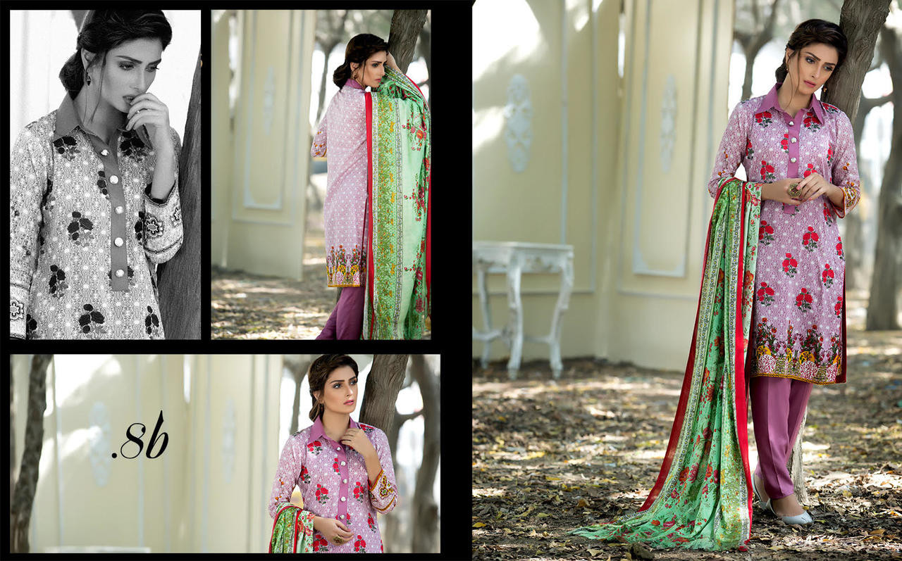 Mahrukh Embroidered Linen and Wool Shawl - 8B