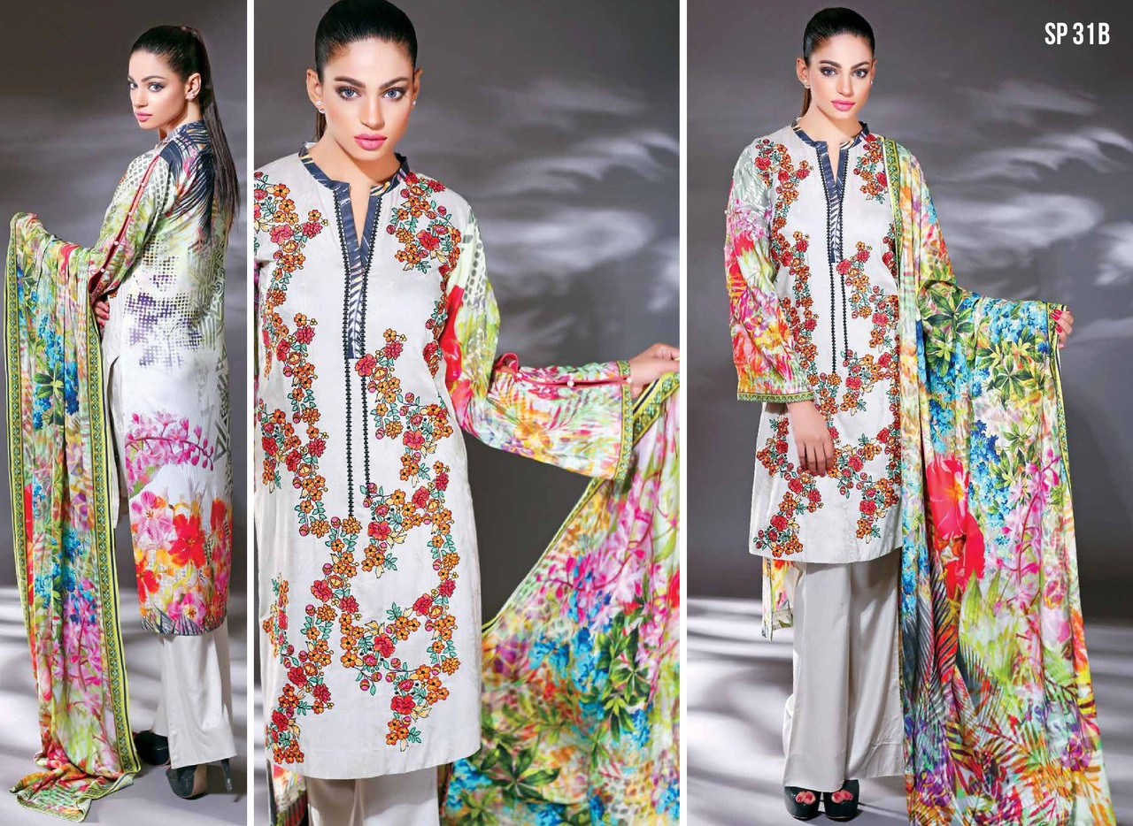 Nation Digital Embroidered Linen Collection - SP-31B