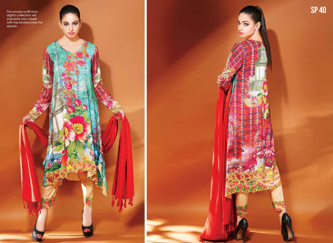 Nation Digital Embroidered Linen Collection - SP-40