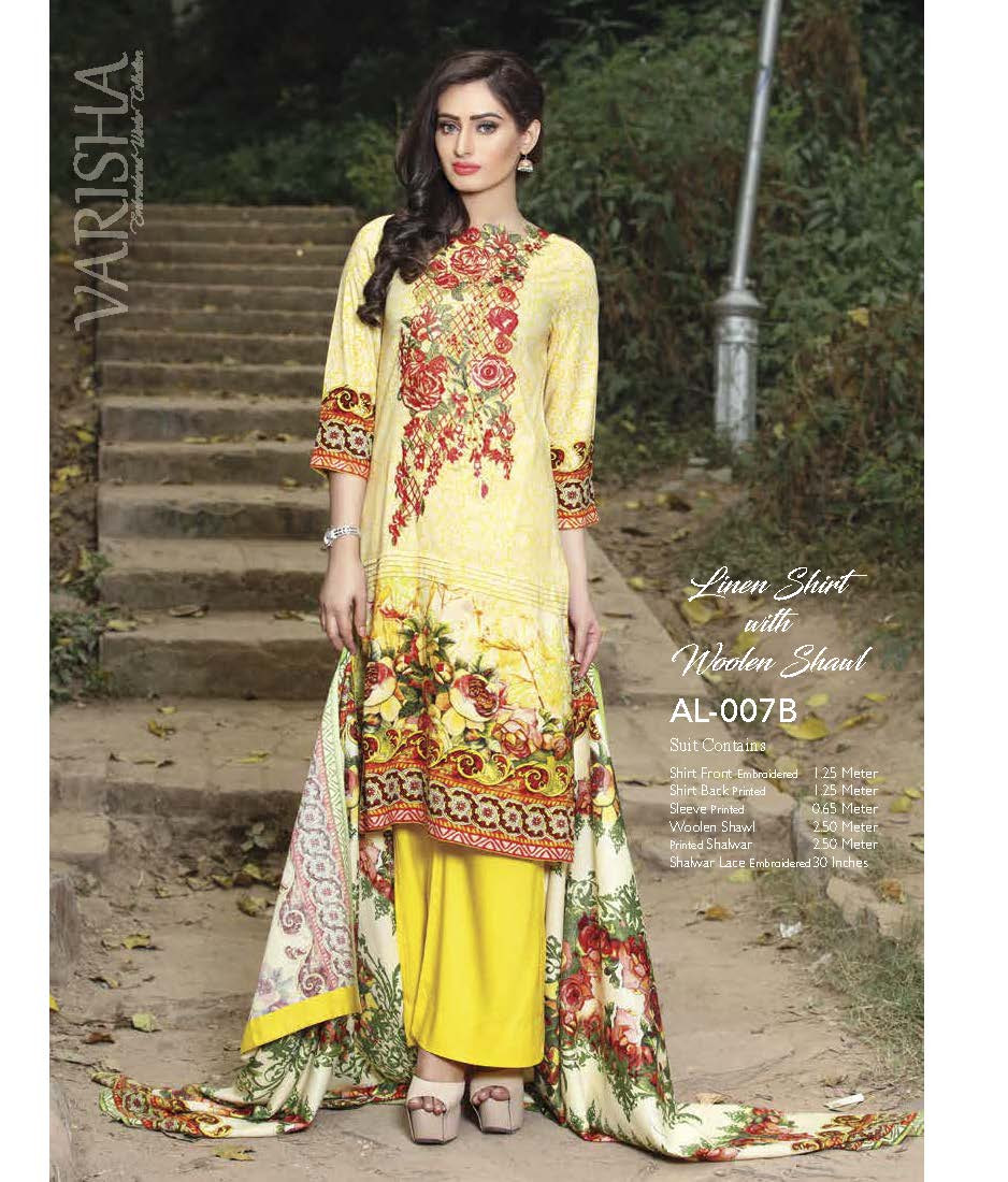 Varisha Embroidered Winter Collection - AL-007B