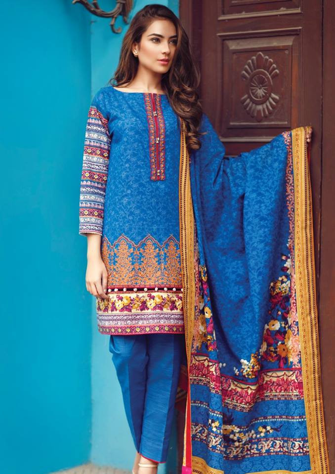 Alkaram Urban Exuberance 2 Piece Collection - AW-27-BLUE