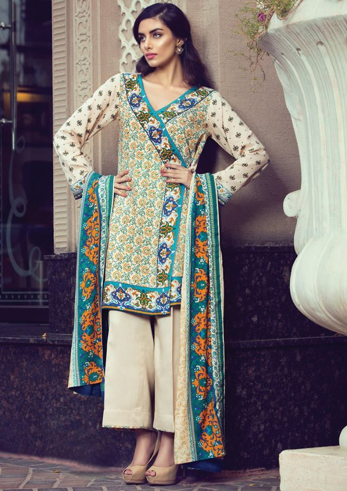 Alkaram Arch Splendor 3 Piece Resham Linen Collection - AW-02-PEACH