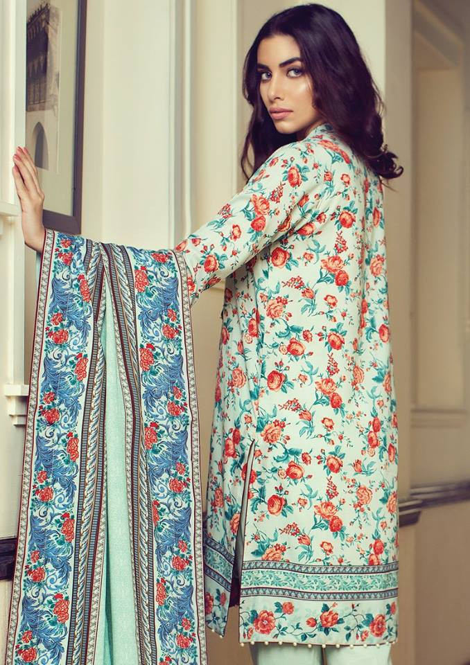 Alkaram Arch Splendor 3 Piece Resham Linen Collection - AW-07-FEROZI