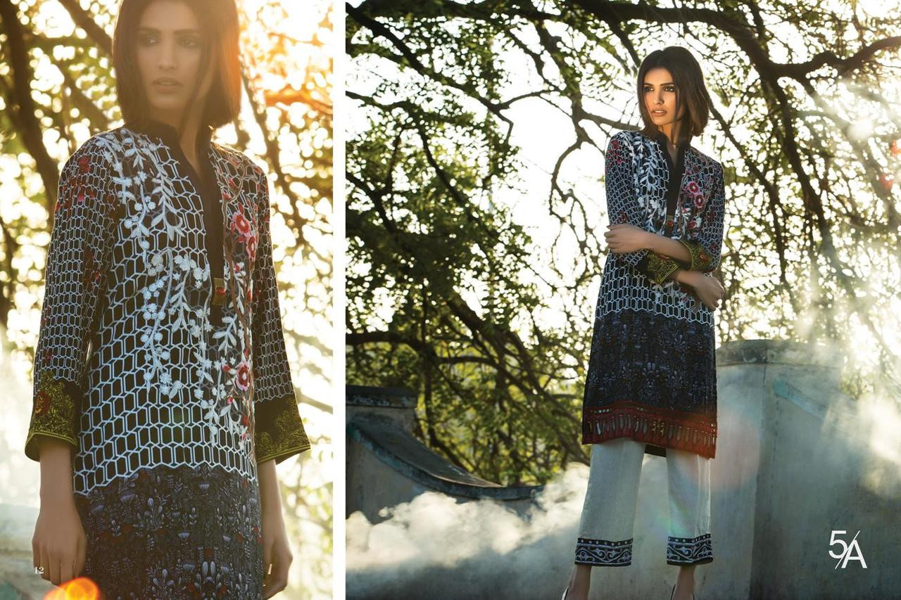 Al Zohaib Winter Embroidered 2 Piece Collection - 5A