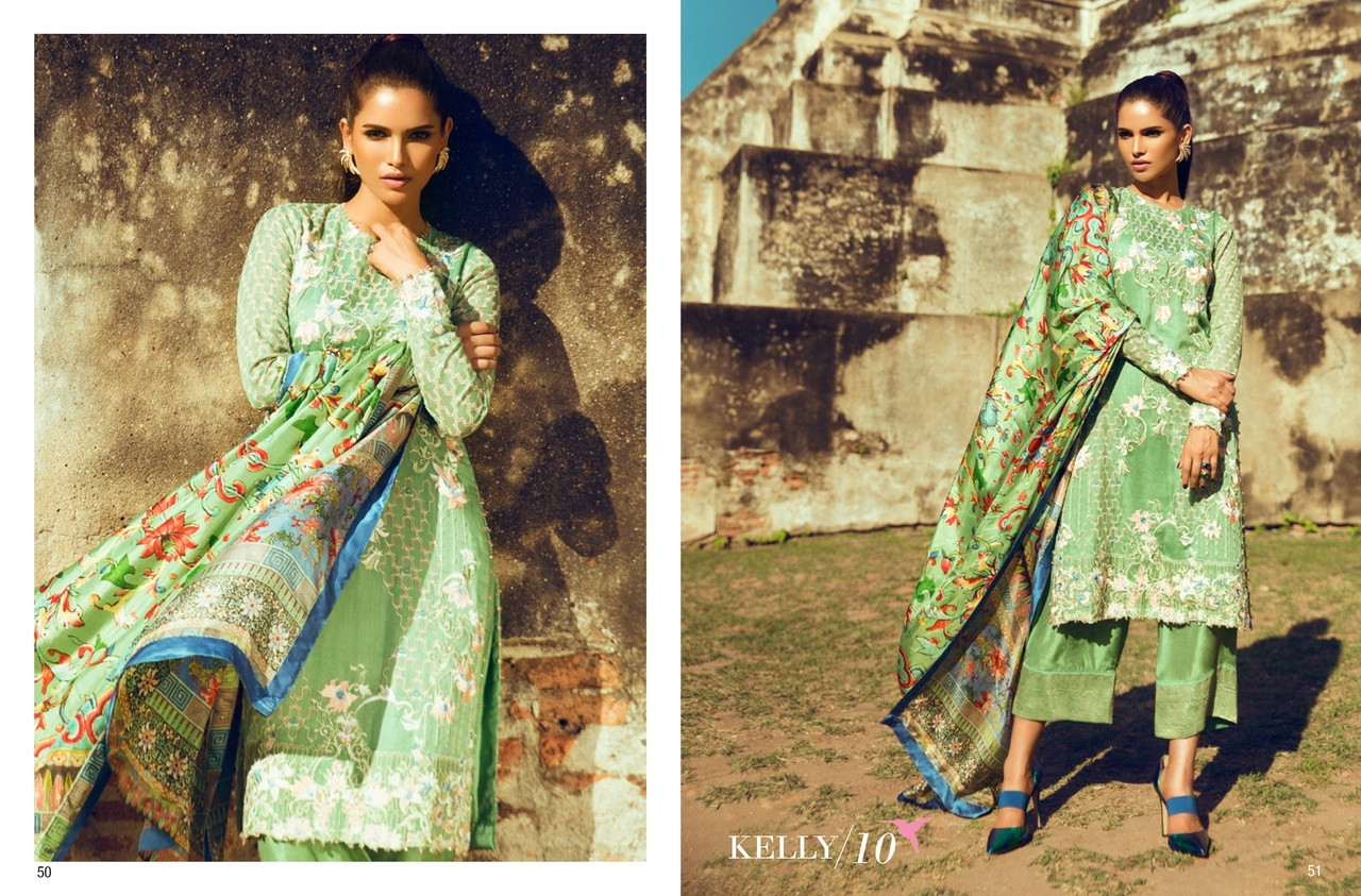 Tena Durrani Luxury Chiffon Design 10