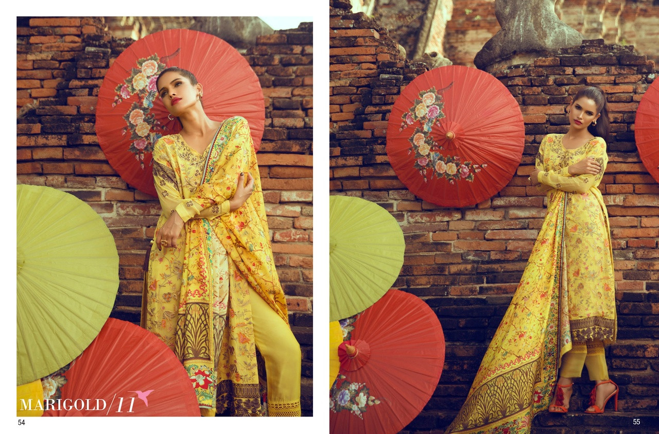 Tena Durrani Luxury Chiffon Design 11