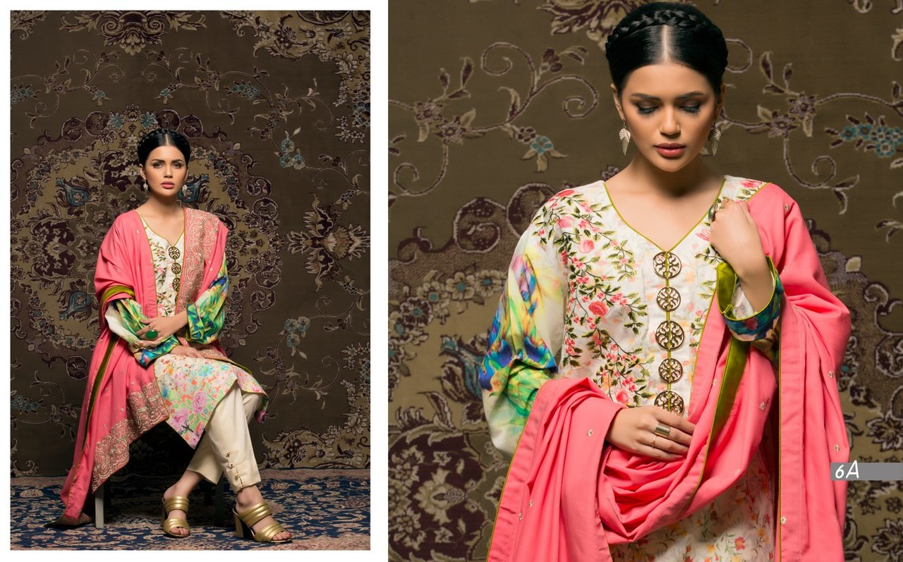 Mahrukh Embroidered Winter Collection - MW06