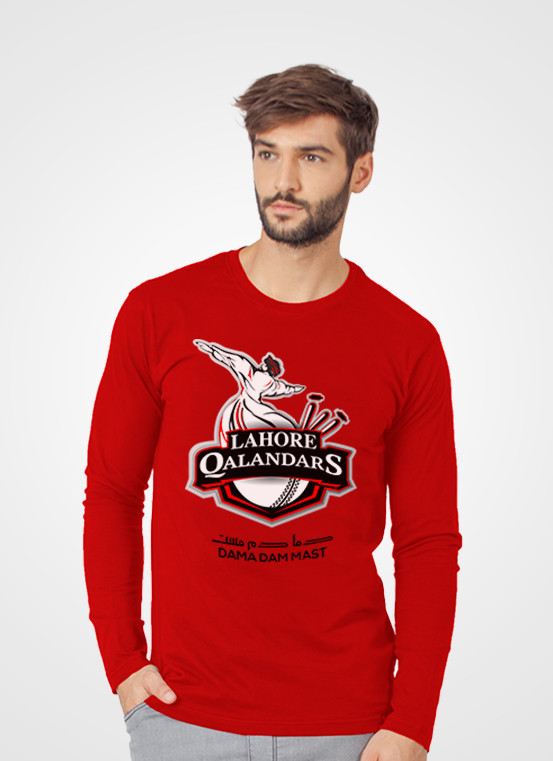 Lahore Qalandars Full Sleeve V-Neck T-Shirt by Tee Tall