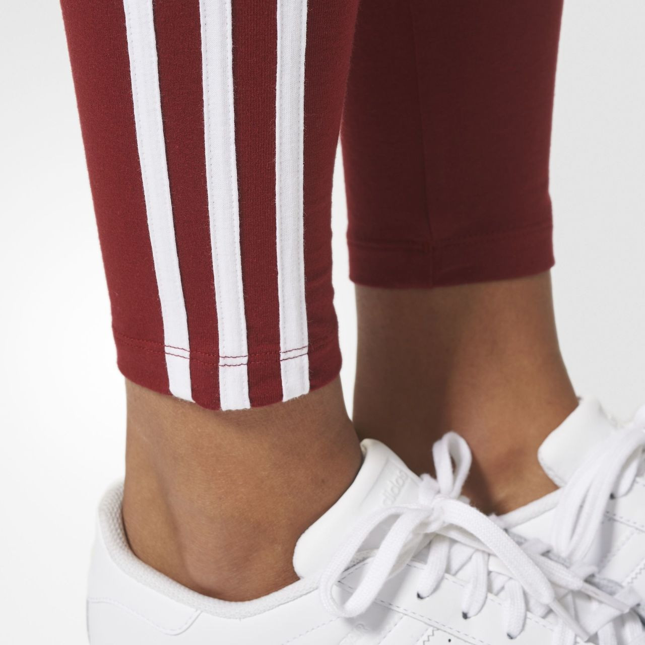Fifth Avenue MZ Maroon Tri Striped Leggings