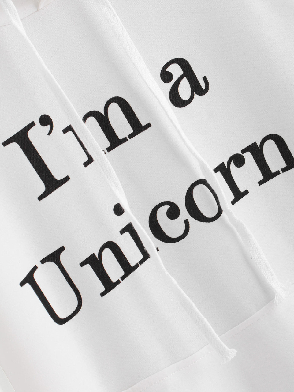Fifth Avenue I'm A Unicorn Hoodie - White