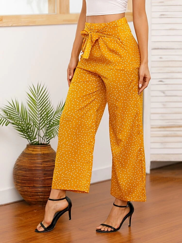 Fifth Avenue Cotton GTTWP32 Polka Dot Print Pants