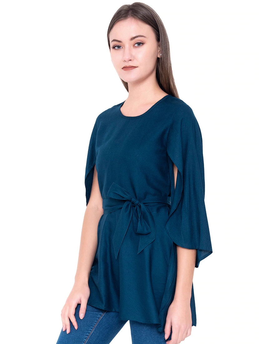 Women's Self Tie Top by Groove - GRWTP10