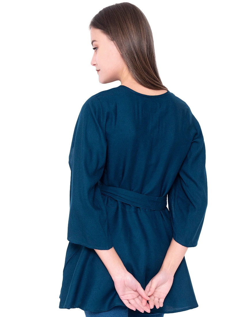 Women's Self Tie Top by Groove - GRWTP10