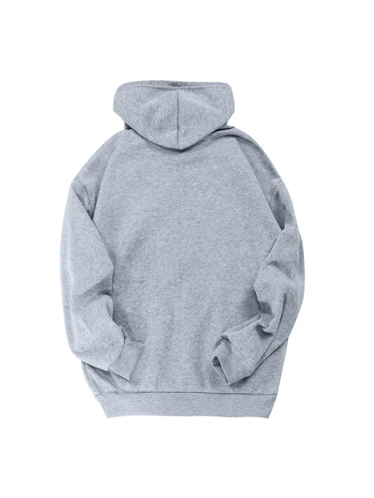 Fifth Avenue DIFT261 New York Print Hoodie - Grey
