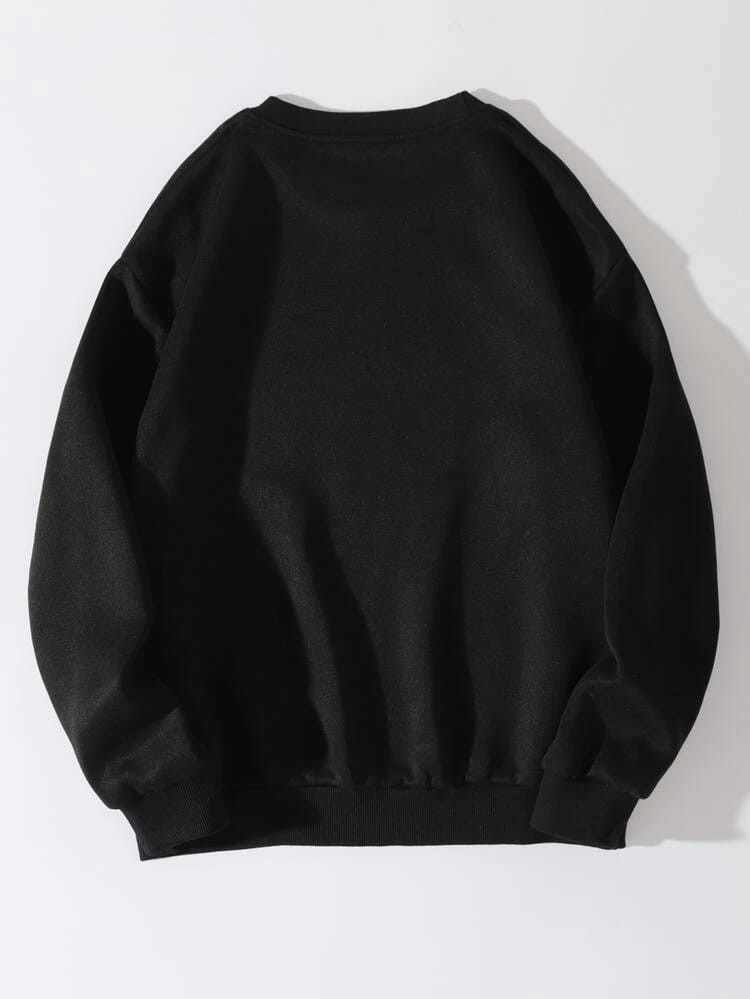 Fifth Avenue DIFT294 Los Angeles Printed Sweatshirt - Black