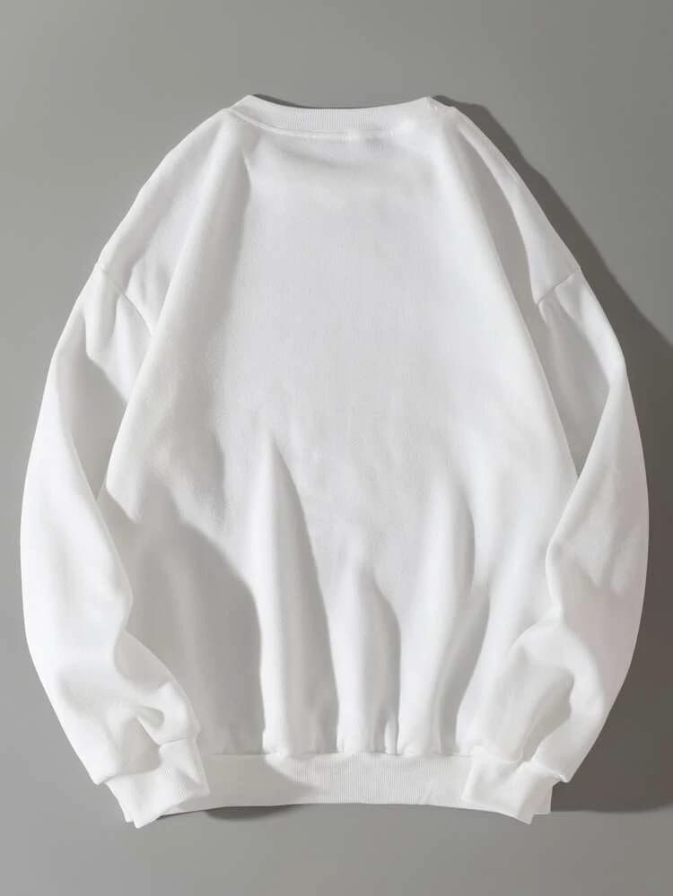 Fifth Avenue DIFT335 Paris Printed Sweatshirt - White