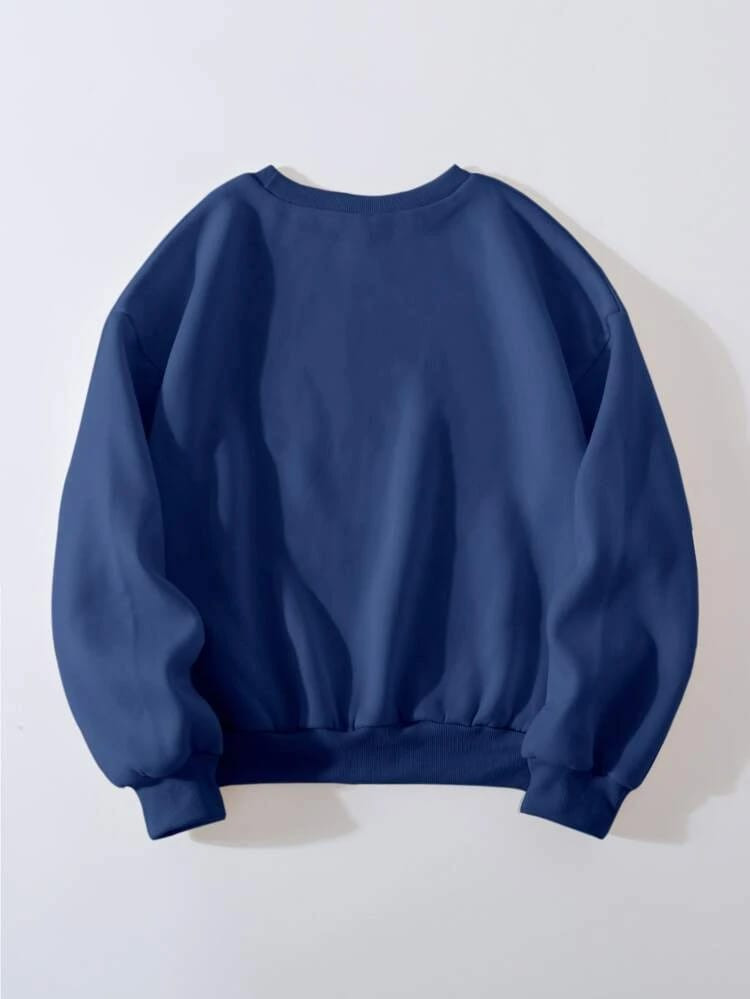 Fifth Avenue DIFT347 Michigan Printed Sweatshirt - Blue