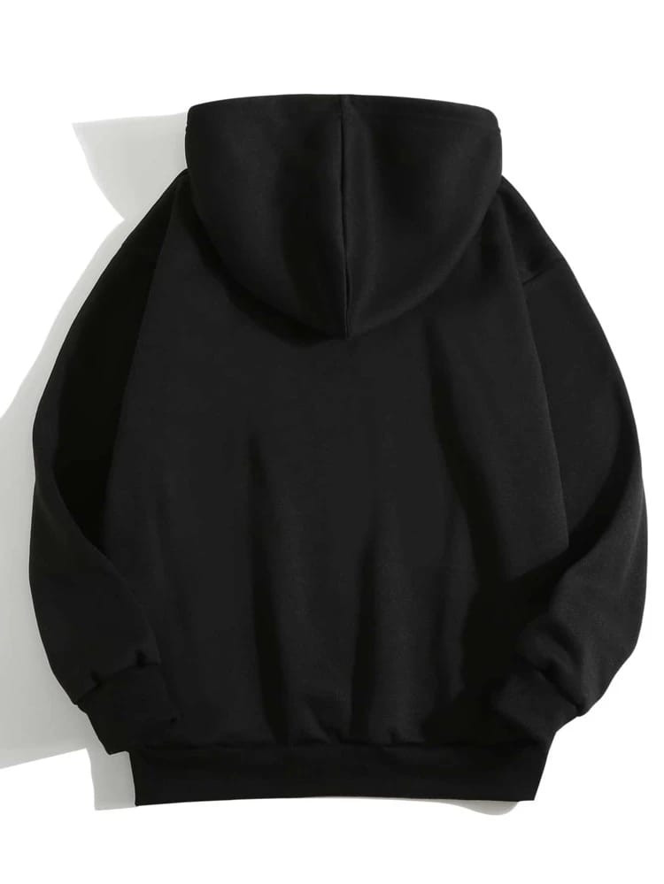 Fifth Avenue DIFT350 Cartoon Print Hoodie - Black
