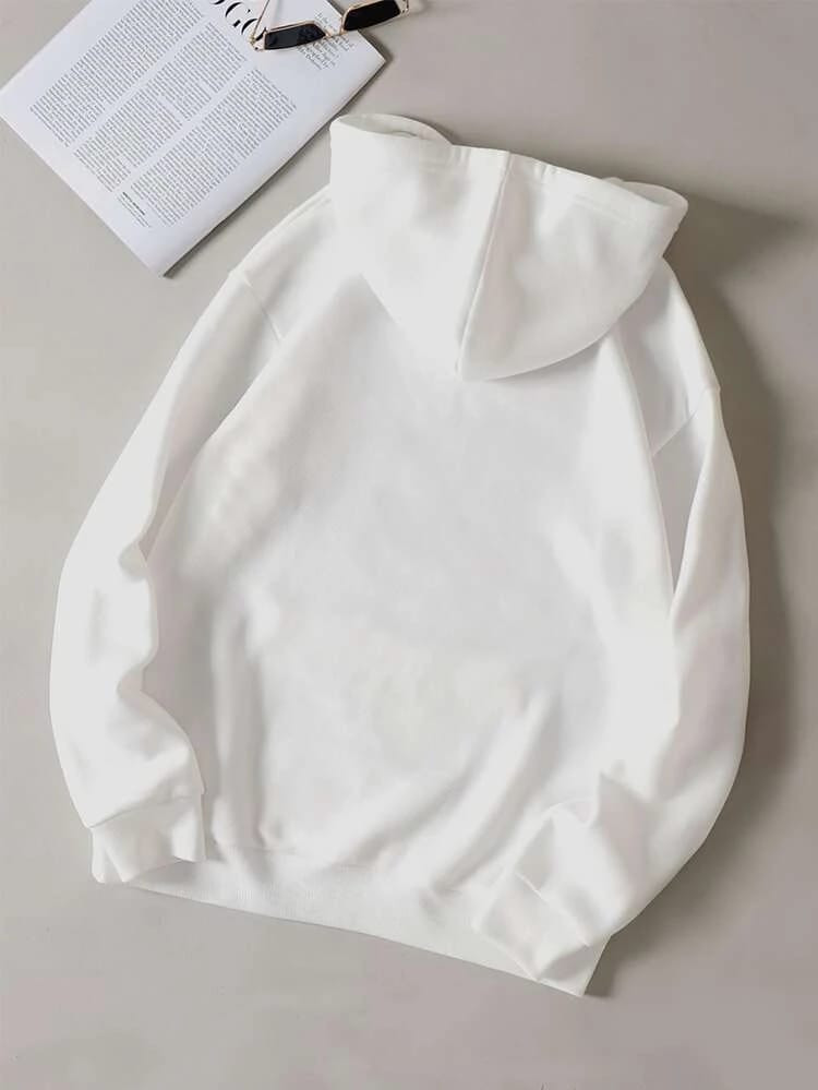 Fifth Avenue DIFT358 California Print Hoodie - White